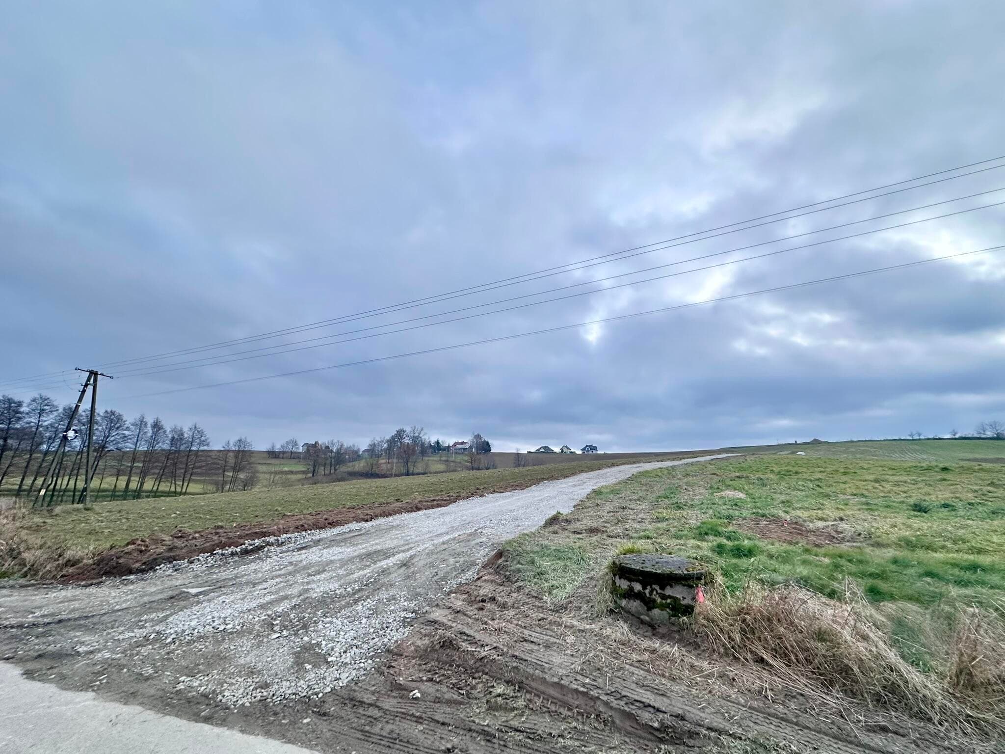 Działka budowana widokowa Glinik 1100m2