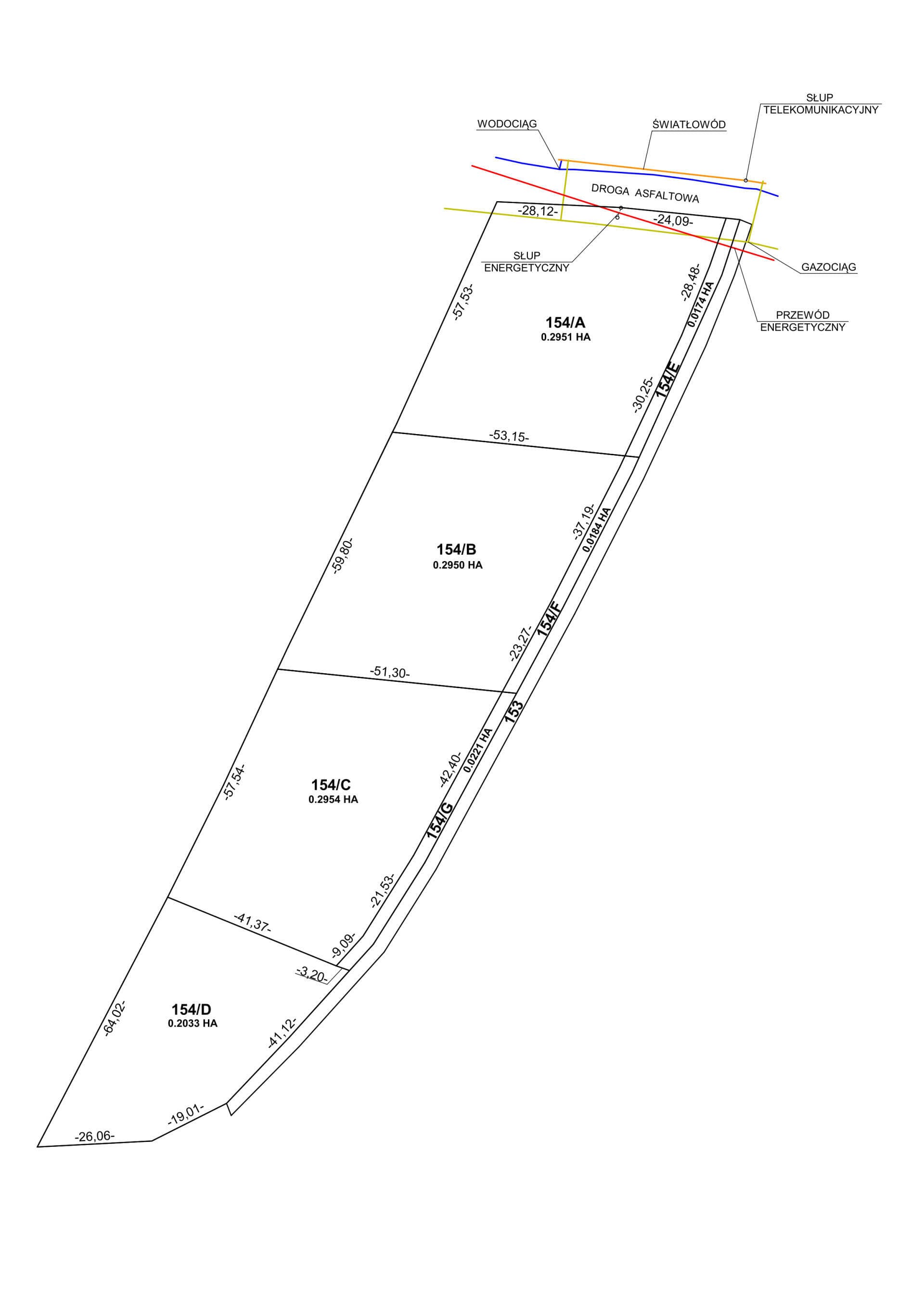 Działka budowana widokowa Glinik 1100m2