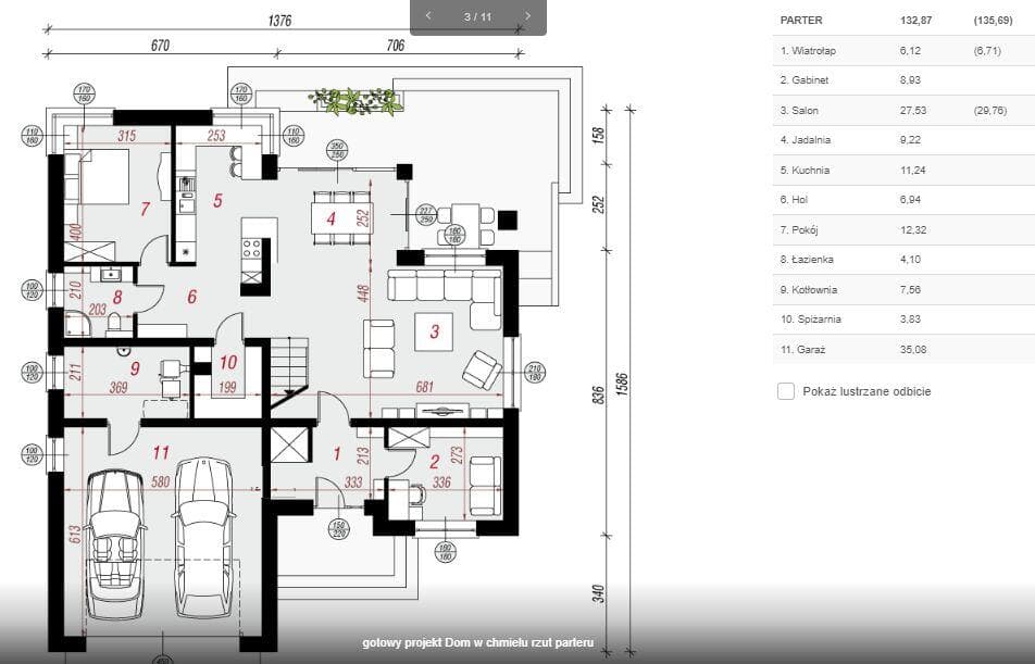 Dom wolnostojący wykończony i umeblowany (178m2 PU) Krzywaczka, działka 1200m2