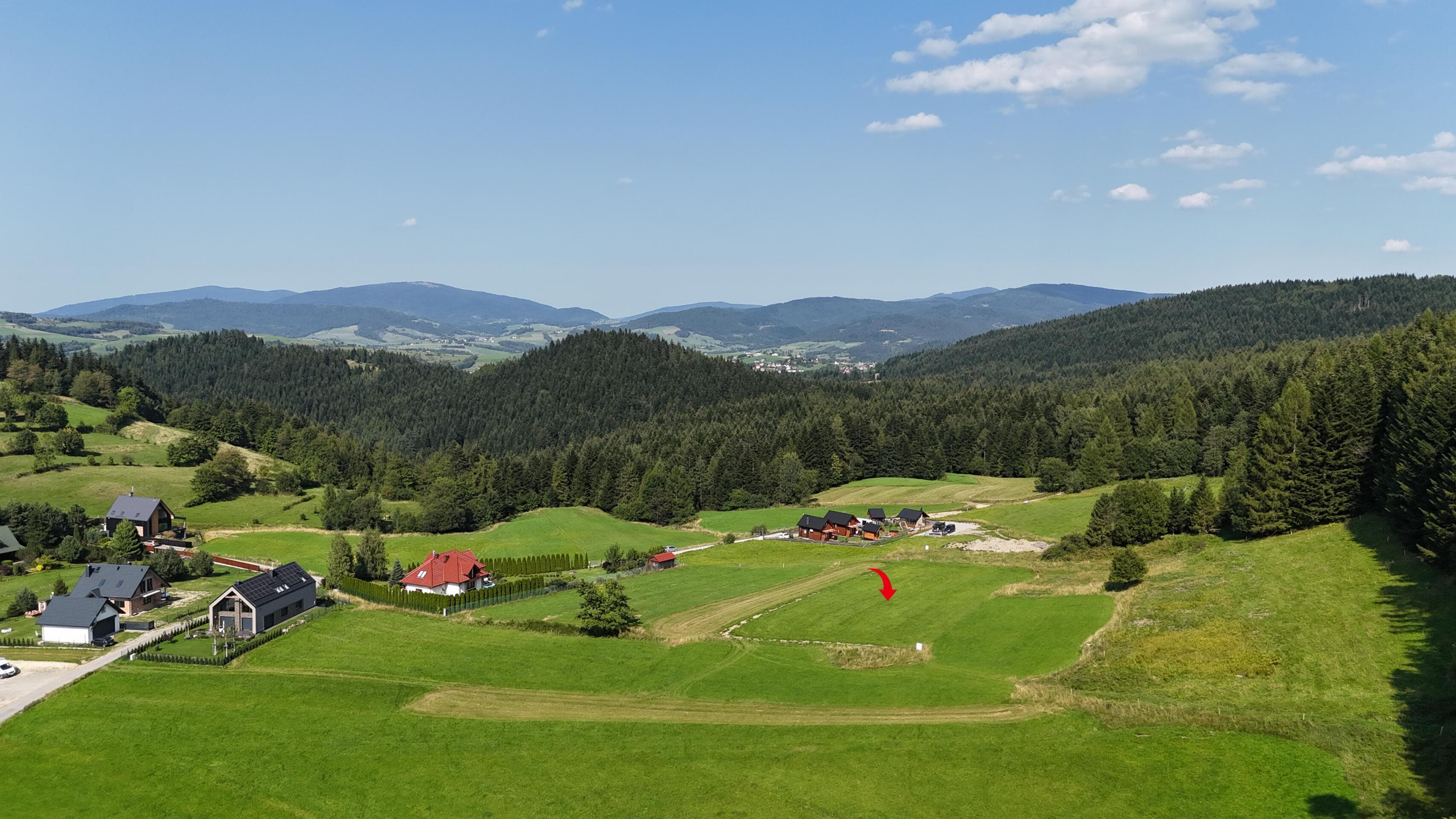 Widokowa działka budowlana 2870m2 Poręba Wielka, Orkanówka