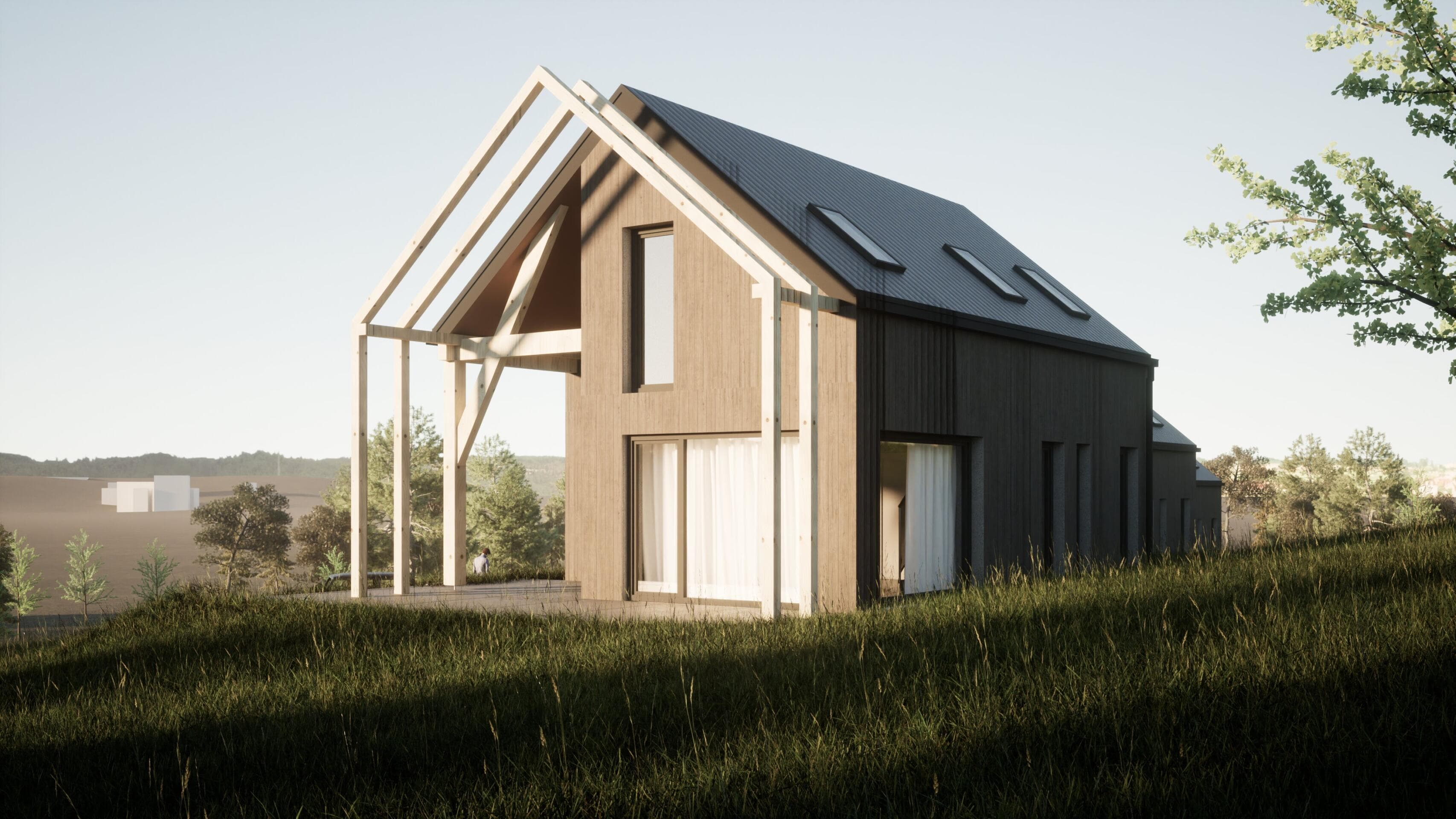 Widokowa działka budowlana 2870m2 Poręba Wielka, Orkanówka