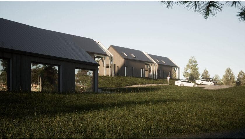 Widokowa działka budowlana 2870m2 Poręba Wielka, Orkanówka