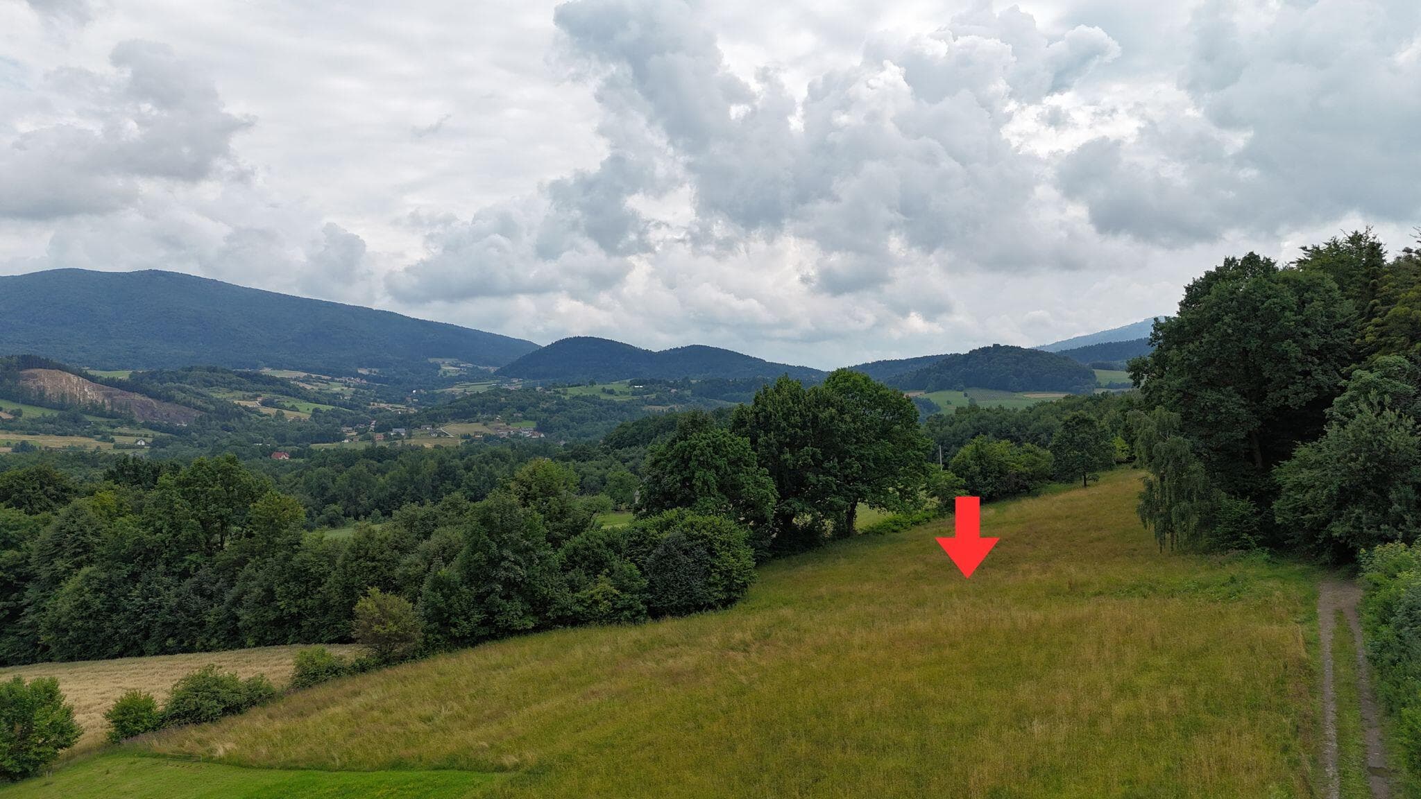Działka Budowlana z widokiem na Beskid, Przenosza