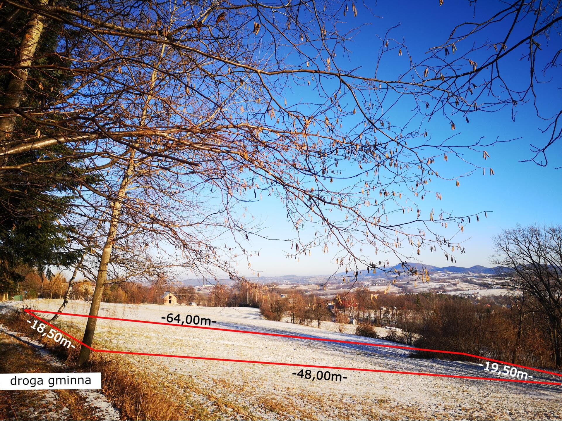 Działka Budowlana z widokiem na Beskid, Przenosza