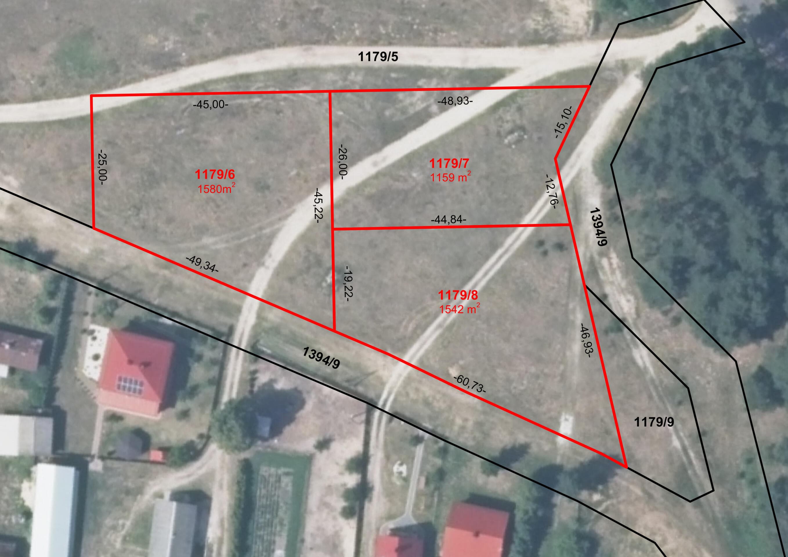 Działka budowlana 4281m2, Płazów - Roztocze