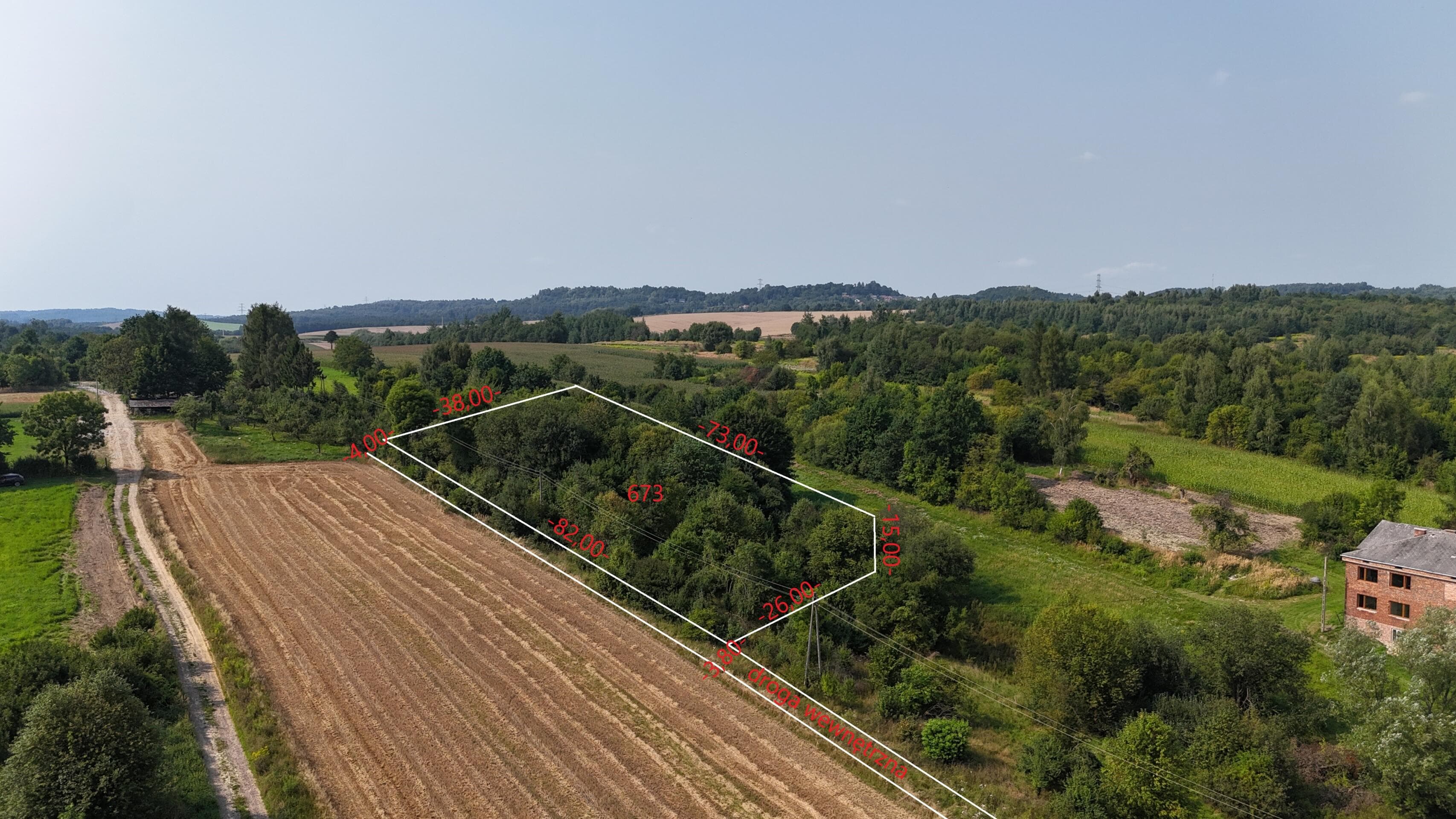 Działka budowlana 3095m2 - Krzeszowice